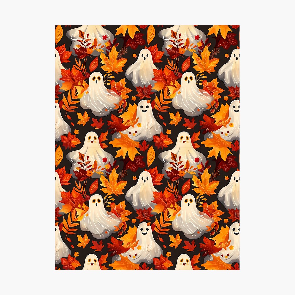Spooky Fall Vibes Ghosts