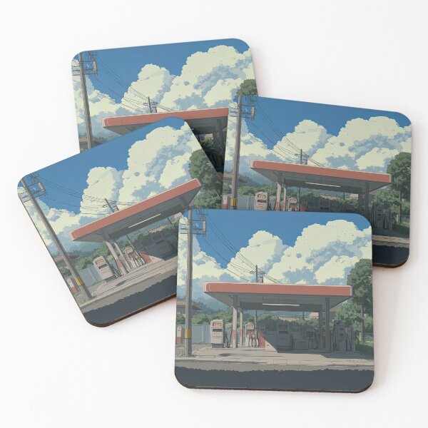 Item preview, Gas station | Anime style designed and sold by ComicsFactory.