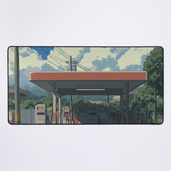 Item preview, Gas station | Anime style designed and sold by ComicsFactory.