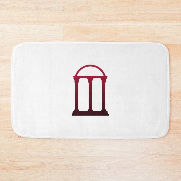 Item preview, UGA Red & Black Gradient Arch Sticker designed and sold by clarinetcat3.