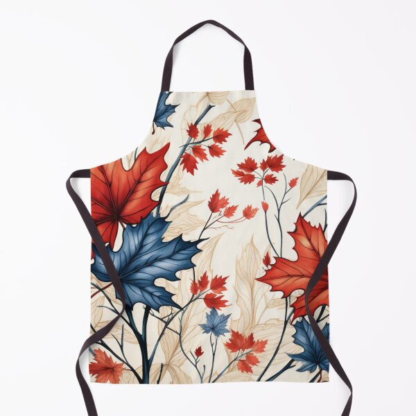 Item preview, Just Autumn Leaves Things (red and blue) designed and sold by The Art of Kkatarynka.