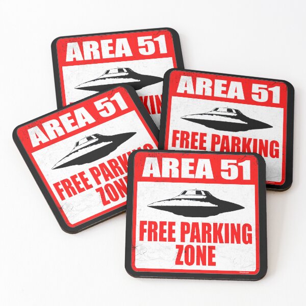 Item preview, AREA 51 FREE PARKING ZONE designed and sold by PapaSquatch.