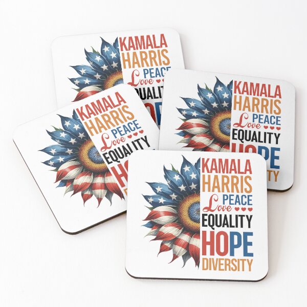 Item preview, Kamala Love peace Quality hope shirt designed and sold by EcoFriendlyTee.