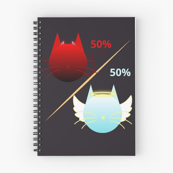 Item preview, Dual nature of a cat designed and sold by Jaruna.