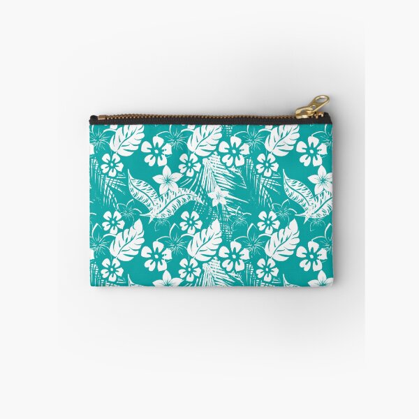 Item preview, Tropical Hibiscus White on Teal designed and sold by Sharon Schwalbe.