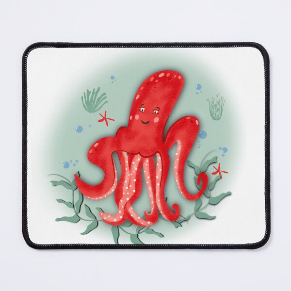 Item preview, Smiling octopus in the deep sea designed and sold by AyleenBown.