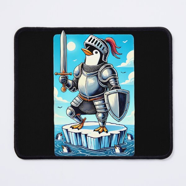 Item preview, Knightly Penguin: Defender of the Ice. designed and sold by Linework Studio.