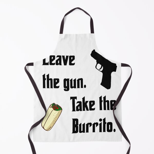 Item preview, Leave the gun, take the burrito, funny godfather parody designed and sold by Merchattack.