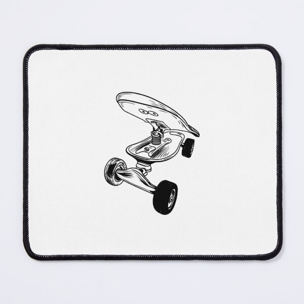 Item preview, Skateboard Line Drawing designed and sold by GeoSketchWear.