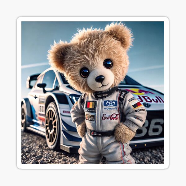 Item preview, Racing driver teddy bear designed and sold by Osintown.