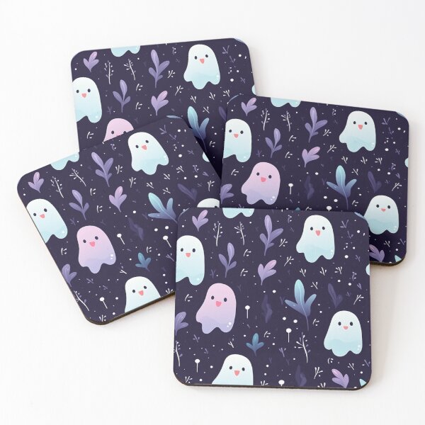 Item preview, fantasmicos pattern blue ink fantasy colors epic ghost halloween cute apooky kawaii adorable designed and sold by · GAMING SOUL ·.