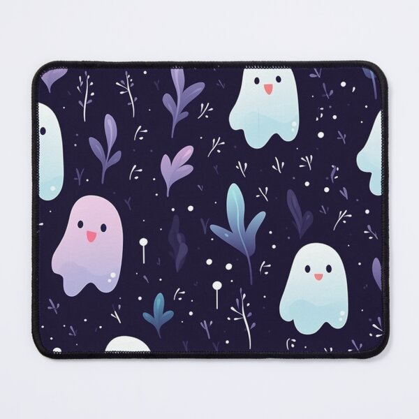 Item preview, fantasmicos pattern blue ink fantasy colors epic ghost halloween cute apooky kawaii adorable designed and sold by · GAMING SOUL ·.