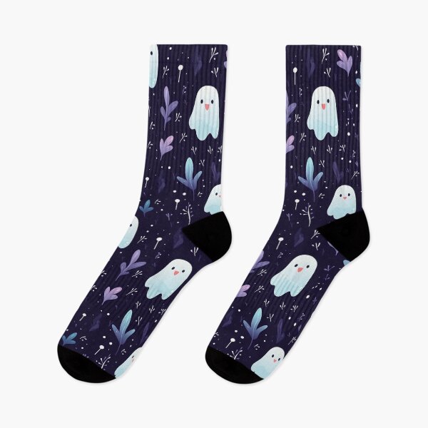 Item preview, fantasmicos pattern blue ink fantasy colors epic ghost halloween cute apooky kawaii adorable designed and sold by · GAMING SOUL ·.
