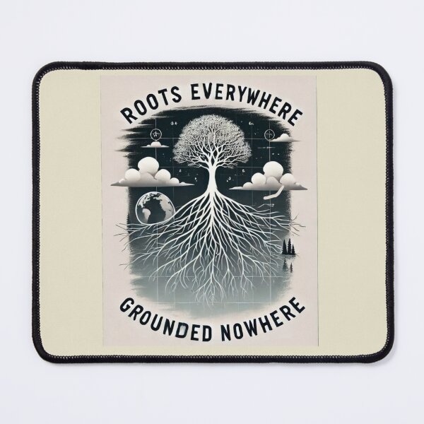 Item preview, Roots Everywhere, Grounded Nowhere | Minimalist TCK Art designed and sold by CreationbyNiki.