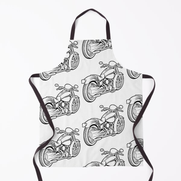 Item preview, Back of Motorcycle Line Drawing designed and sold by GeoSketchWear.