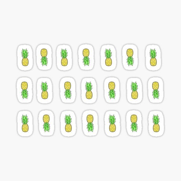 Item preview, many small pineapples in style designed and sold by julieiluj.