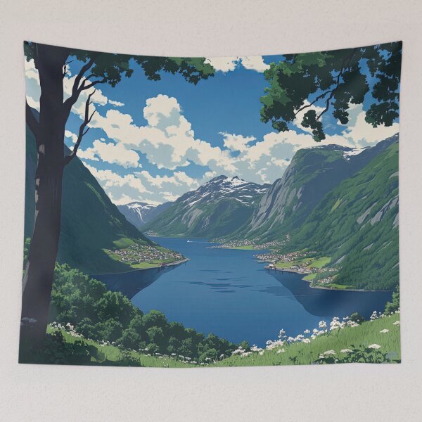 Item preview, Geirangerfjord | Anime style designed and sold by ComicsFactory.