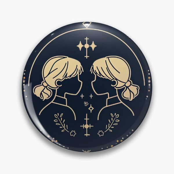 Item preview, Gemini zodiac symbol | Anime style designed and sold by ComicsFactory.