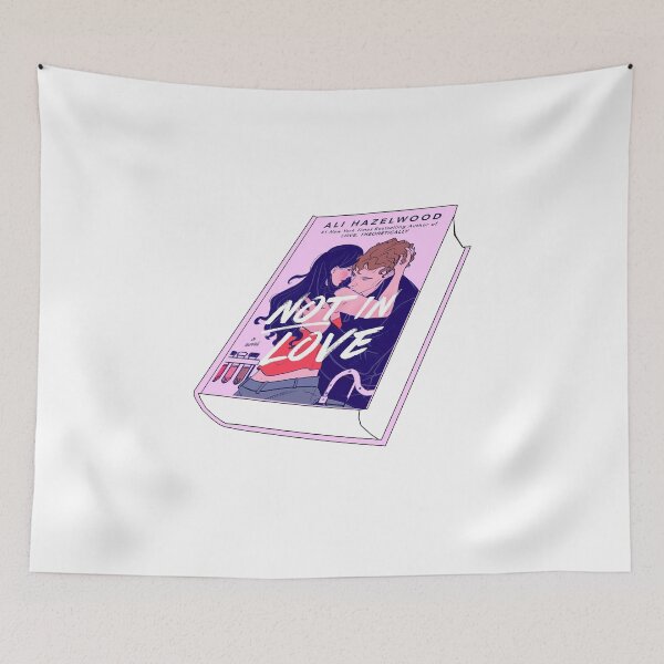 Item preview, Not in Love Ali Hazelwood Book Sticker designed and sold by baranskini.