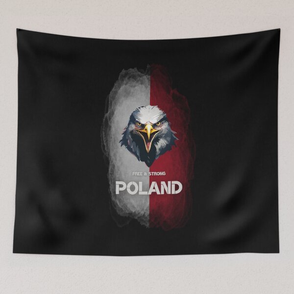 Item preview, Free and Strong Poland - Patriotic designed and sold by DONandEK.