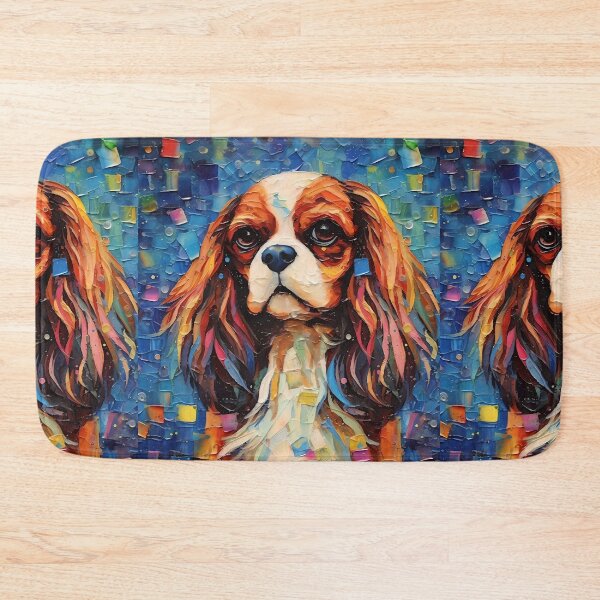 Item preview, Abstract Blenheim Cavalier King Charles Spaniel  designed and sold by Cute-Cuddles.