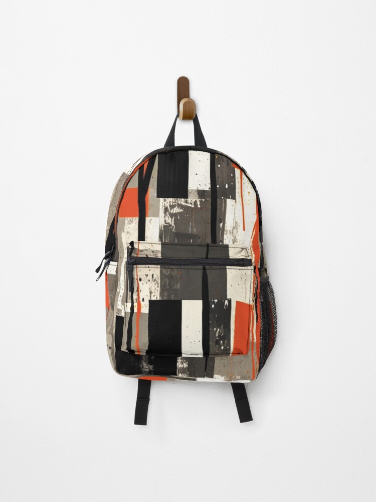 Thumbnail 1 of 3, Backpack, Rectangles designed and sold by seis41.