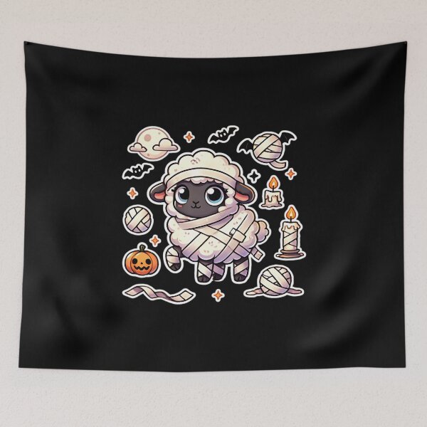 Item preview, Mummified Sheep: Spooky and Wrapped in Wool! designed and sold by Elitronsensei.