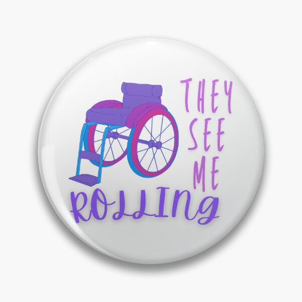 Item preview, They See Me Rolling Wheelchair Design designed and sold by tissueissues.