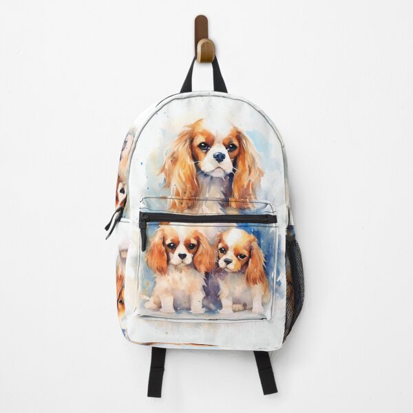 Item preview, Minimalistic Watercolor Cavalier King Charles Spaniel Family designed and sold by Cute-Cuddles.