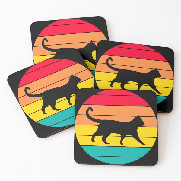 Item preview, Walking cat watching sunset designed and sold by EMMonovi.
