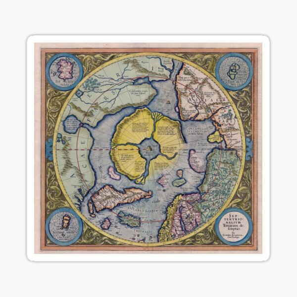 Artikel-Vorschau von Karte von Hyperborea, designt und verkauft von HyperboreanCrvsade.