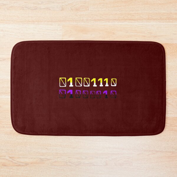 Item preview, NB written in binary code designed and sold by Natty Warkentin.