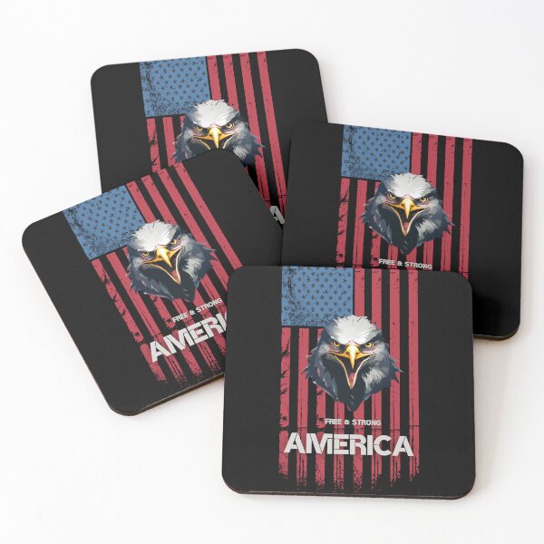 Item preview, Free and Strong America - Patriotic designed and sold by DONandEK.