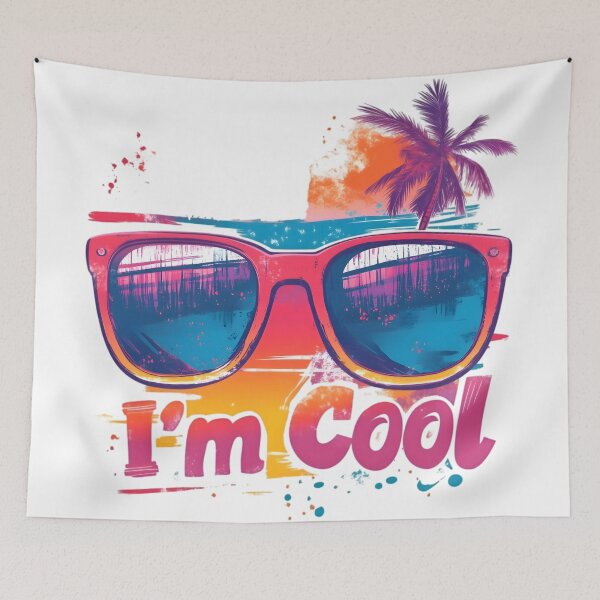 Item preview, Cool Vibes in Shades designed and sold by AI-Only Creations.
