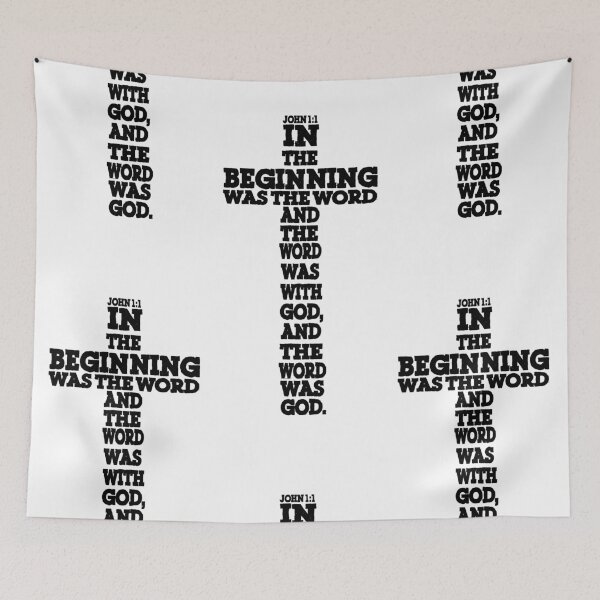 Item preview, JOHN 1:1 CROSS - 'THE WORD' designed and sold by Calgacus.