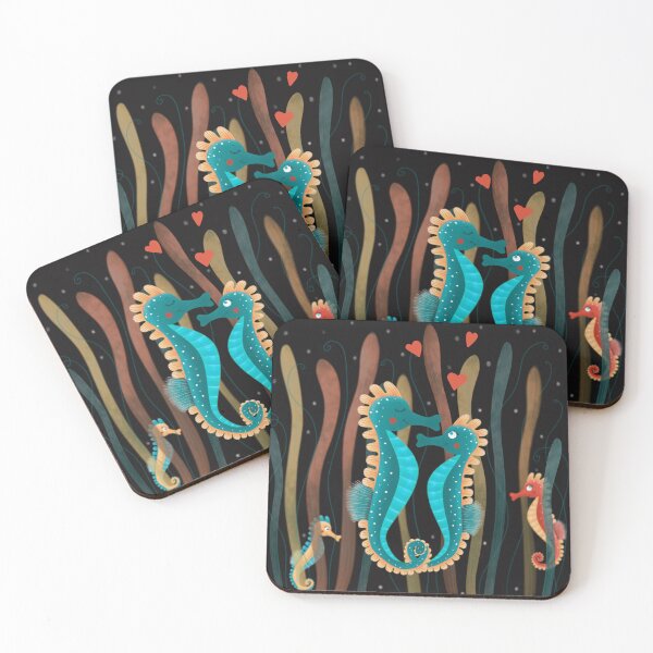 Item preview, Seahorses in love designed and sold by WACHtraum Shop.