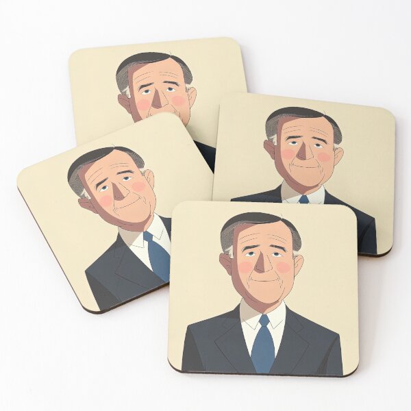 Item preview, George H. W. Bush | Anime style designed and sold by ComicsFactory.