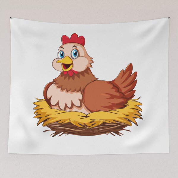 Item preview, Cute Cartoon Chicken designed and sold by PaintedbyCarol.