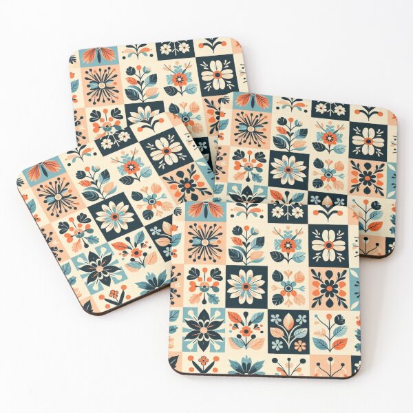 Item preview, Pattern Checkerboard Flowers Simple and Spring-y designed and sold by raedattia.