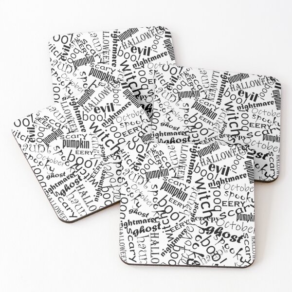Item preview, Halloween Spooky Words Pattern Design designed and sold by sheprint.