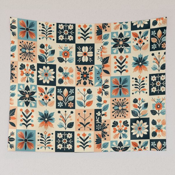 Item preview, Pattern Checkerboard Flowers Simple and Spring-y designed and sold by raedattia.