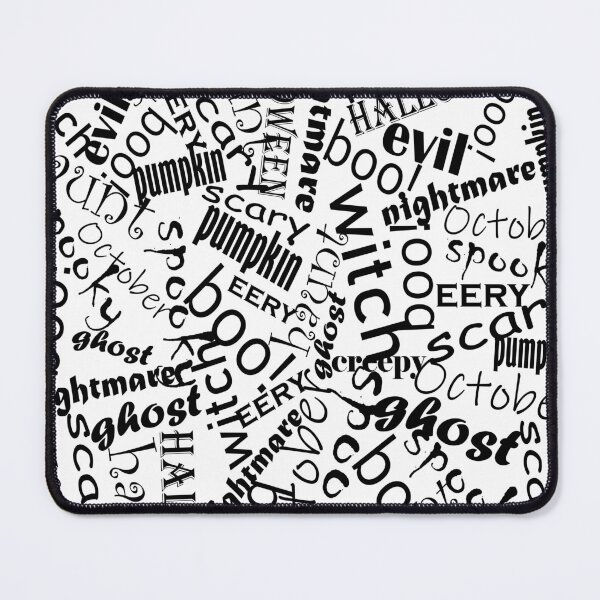 Item preview, Halloween Spooky Words Pattern Design designed and sold by sheprint.