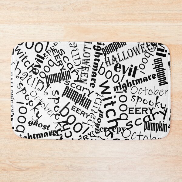 Item preview, Halloween Spooky Words Pattern Design designed and sold by sheprint.
