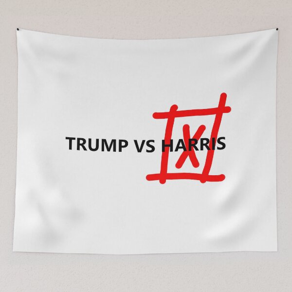 Item preview, Trump vs Harris Election 2024, No for Harris, Yes for Trump designed and sold by awaraquote.