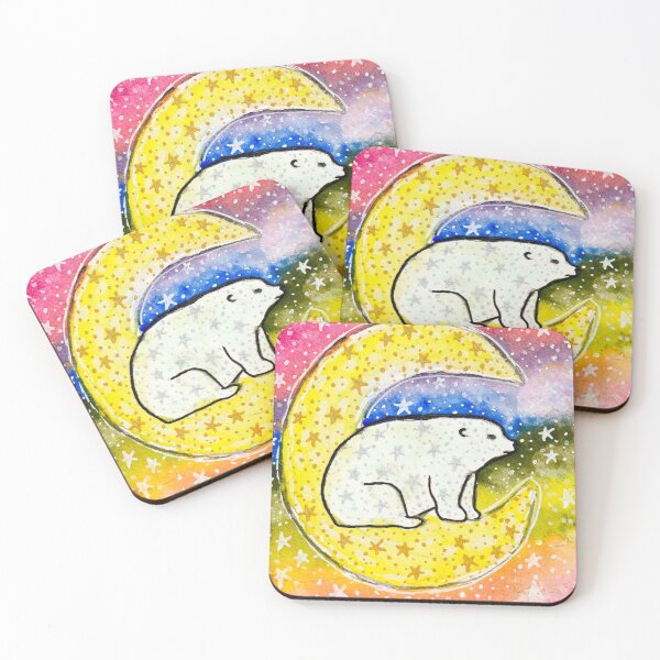 Item preview, Cosmic Polar Bear designed and sold by Magicpoodleland.