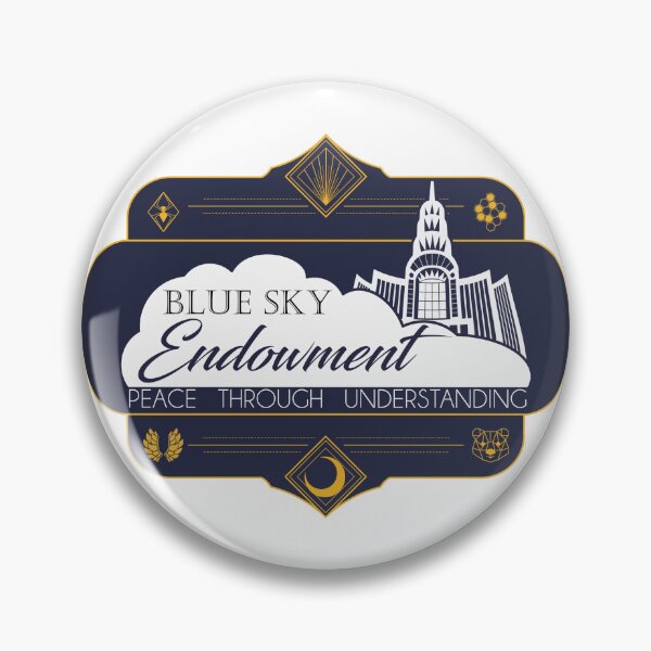 Item preview, CalazCon Squad Badge - The Blue Sky Endowment designed and sold by BeamSaberRPG.