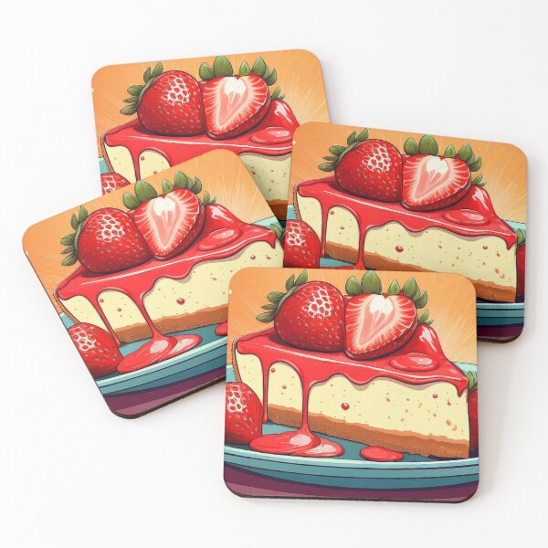 Item preview, Strawberry Cheesecake smothered in strawberry sauce designed and sold by TwinklesPage.