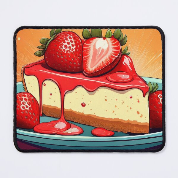 Item preview, Strawberry Cheesecake smothered in strawberry sauce designed and sold by TwinklesPage.
