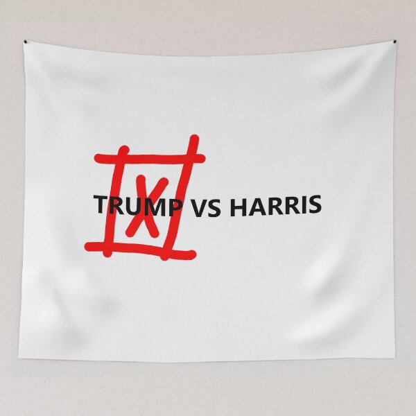 Item preview, Trump vs Harris Election 2024, Yes to Harris, No for Trump designed and sold by awaraquote.