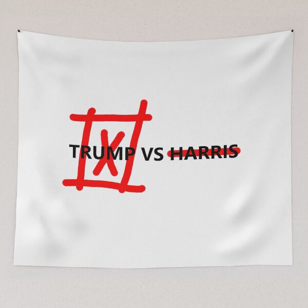 Item preview, Trump vs Harris Election 2024, YES for Trump, NO for Harris designed and sold by awaraquote.